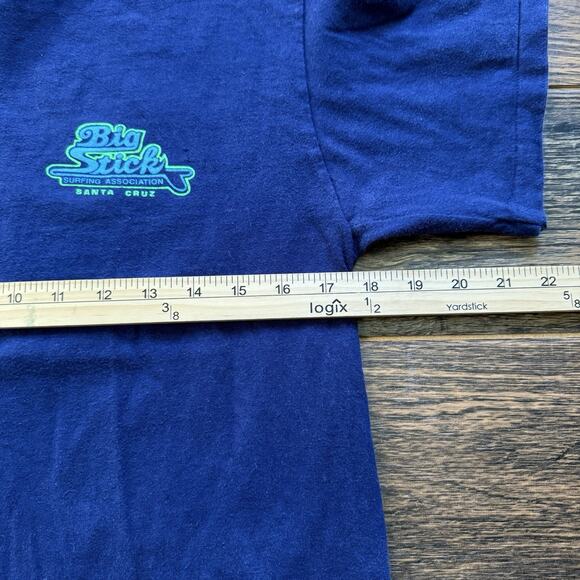 Vintage 1983 Big Stick Surfing Association T-Shirt Santa Cruz Sz M Single Stitch - Picture 9 of 9